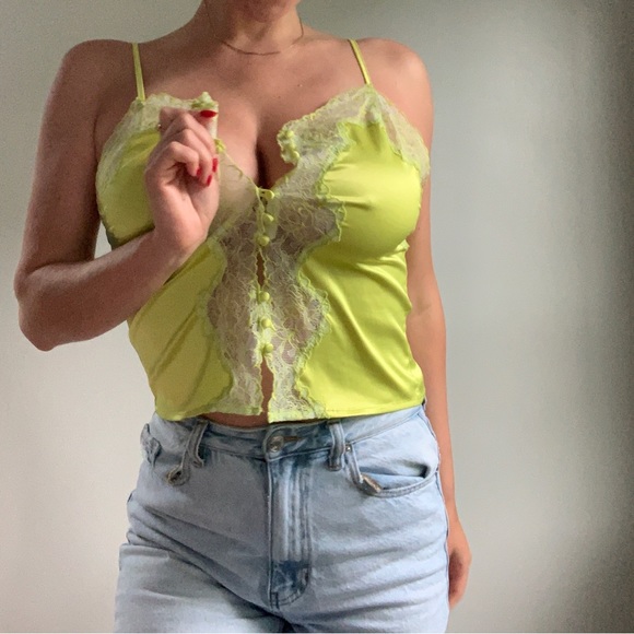 Savage X Fenty lime green lingerie top - Picture 3 of 8